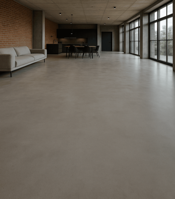 Béton ciré taloché